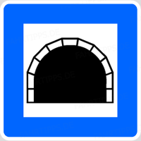 Zeichen 327 Tunnel