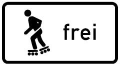 Inline-Skates frei